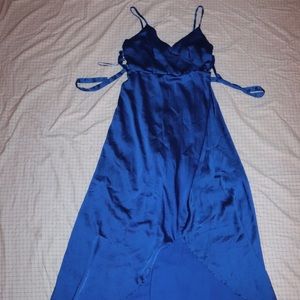 Blue Silk dress